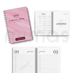 Agenda Diária com argolas PRINCESS Agendas 2